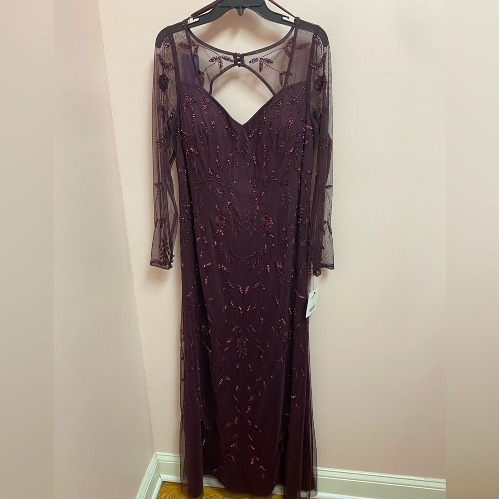 Adrianna Papell Platinum gown
